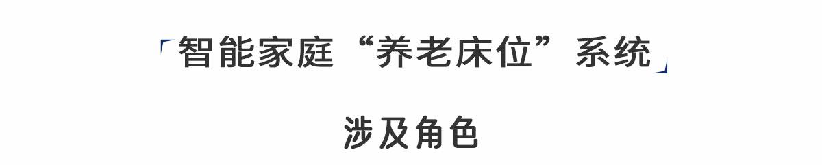 智能家庭“养老床位”解决规划